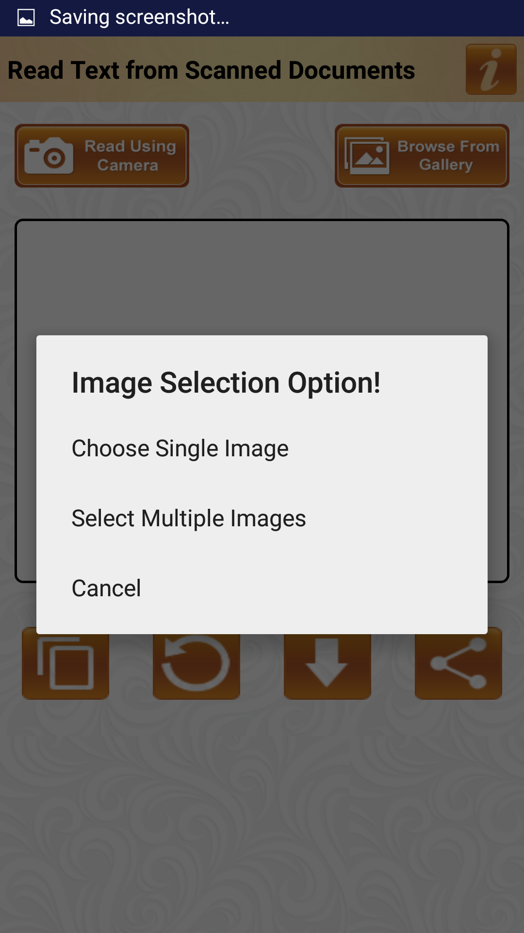 اسکرین شات 1 برنامه Save Text of Photo & Documents