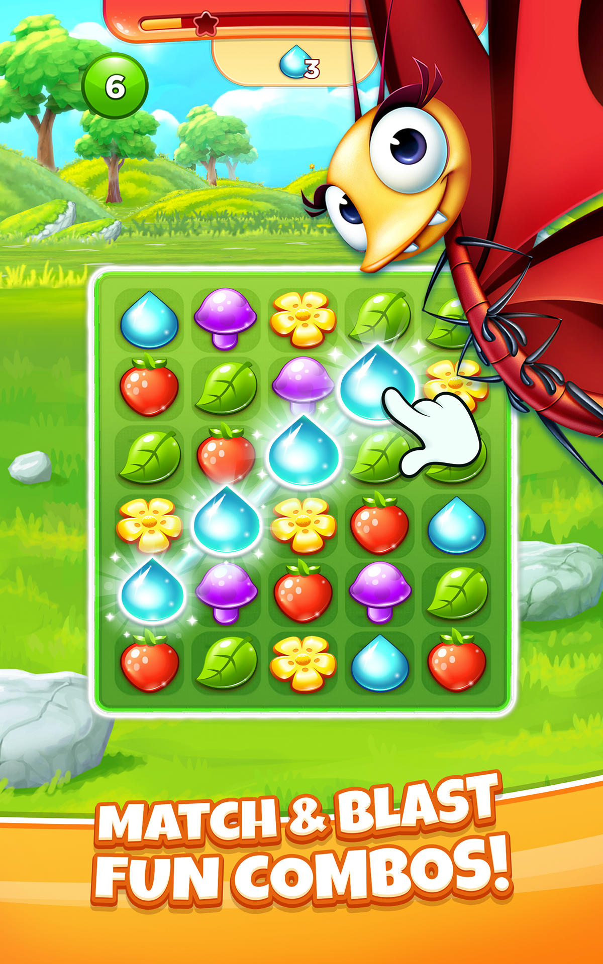 اسکرین شات 1 بازی Match 3 Game - Fiends Stars