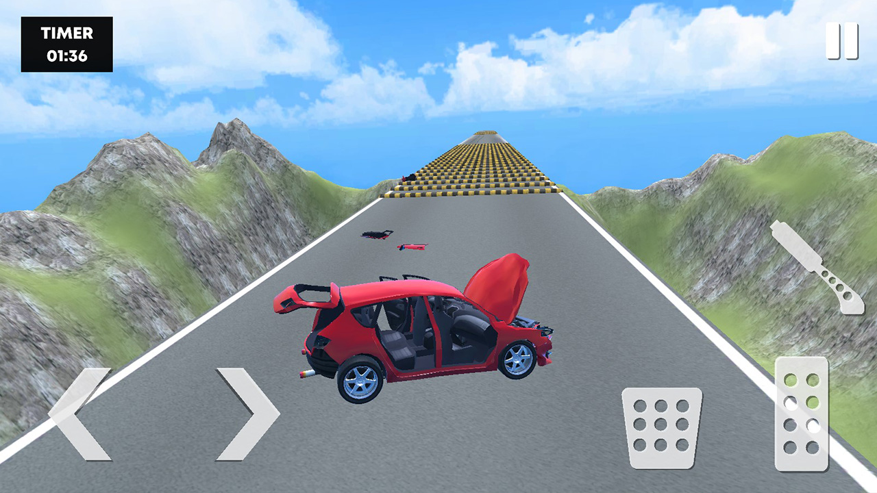 اسکرین شات 1 بازی Car VS Speed Bump Car Crash