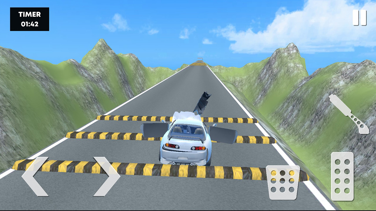 اسکرین شات 3 بازی Car VS Speed Bump Car Crash