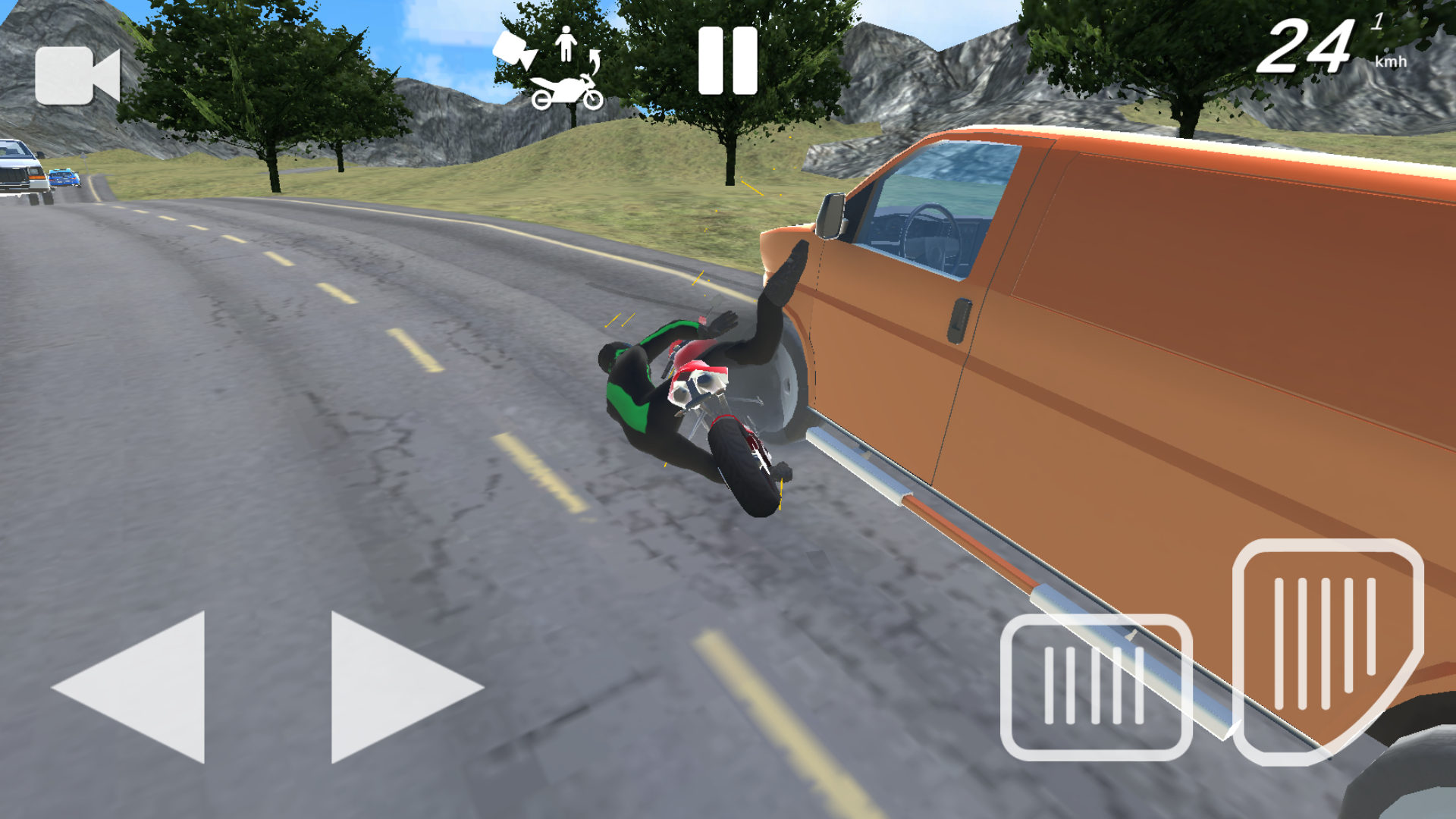 اسکرین شات 7 بازی Moto Crash Simulator: Accident