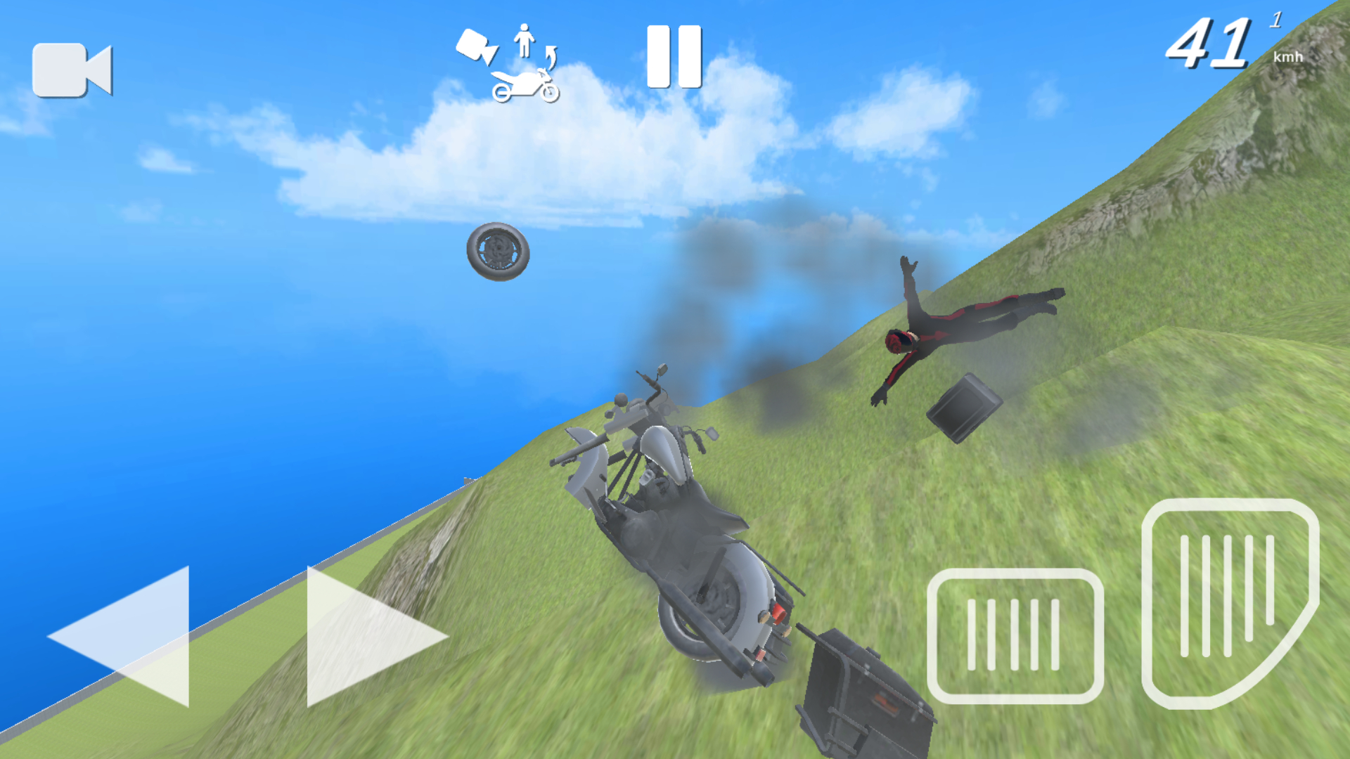 اسکرین شات 5 بازی Moto Crash Simulator: Accident