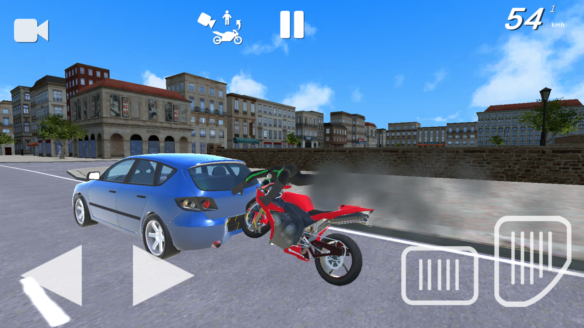 اسکرین شات 1 بازی Moto Crash Simulator: Accident
