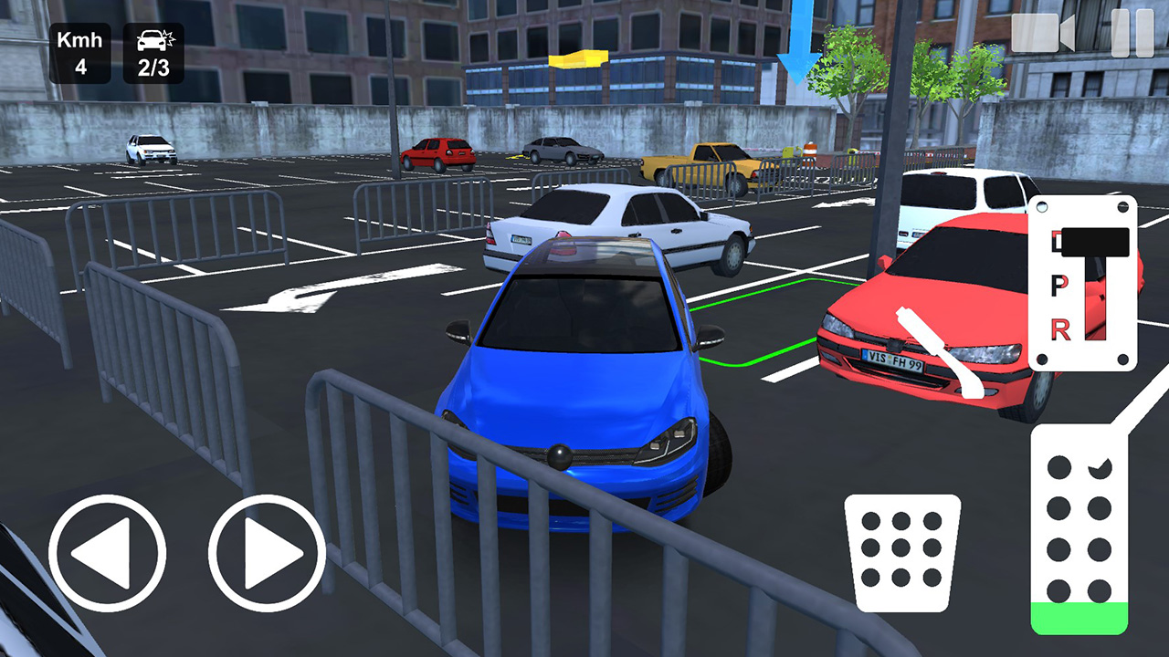 اسکرین شات 2 بازی Real Car Parking 3D Downtown