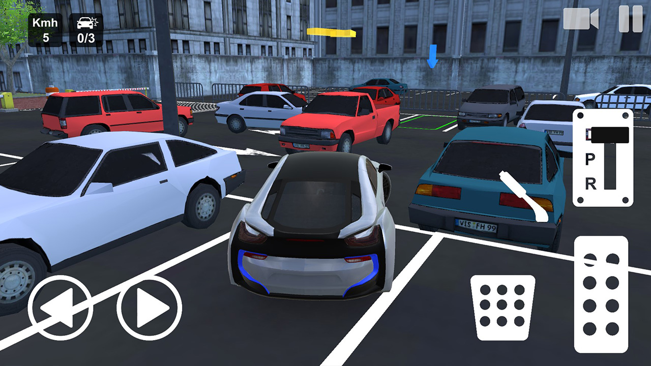 اسکرین شات 3 بازی Real Car Parking 3D Downtown