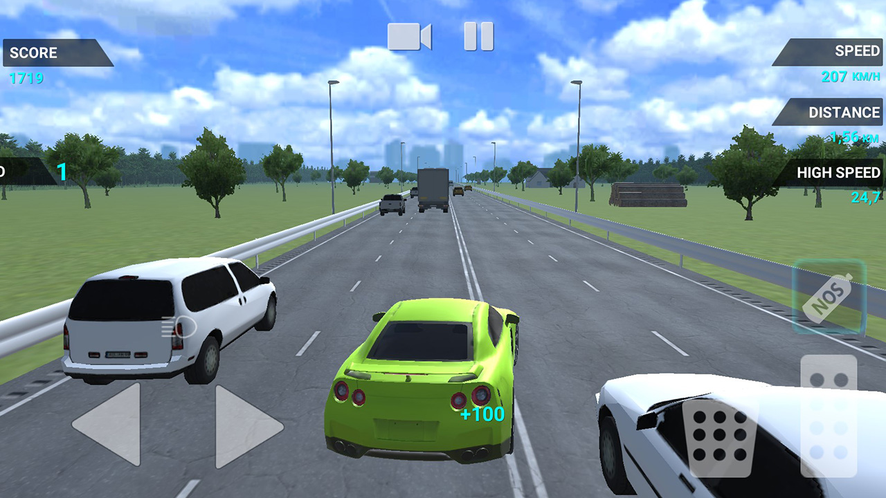 اسکرین شات 3 بازی Traffic Racer Speeding Highway