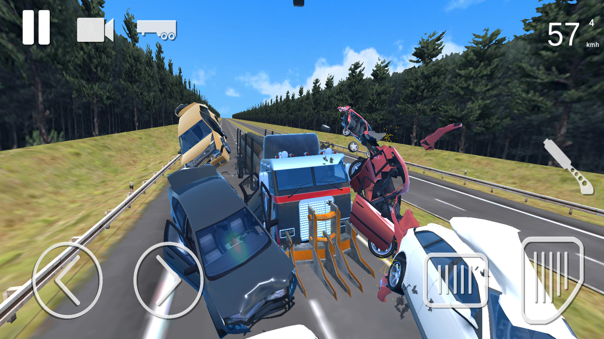 اسکرین شات 2 بازی Truck Crash Simulator Accident
