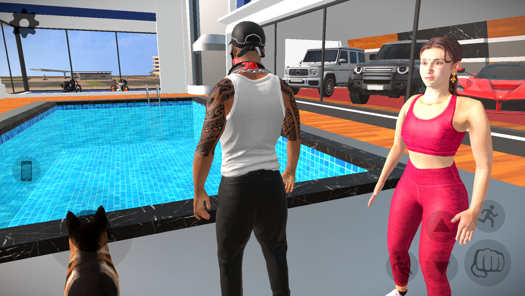 اسکرین شات 5 بازی Indian Bikes And Cars Game 3D