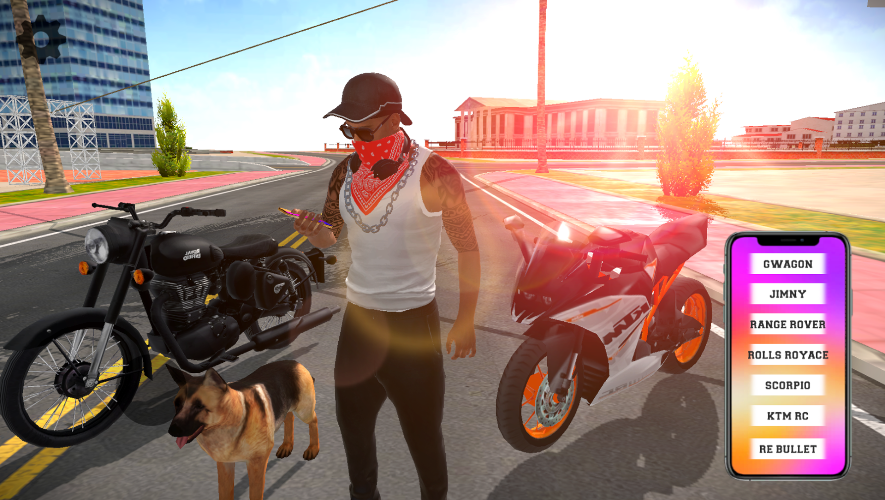 اسکرین شات 7 بازی Indian Bikes And Cars Game 3D