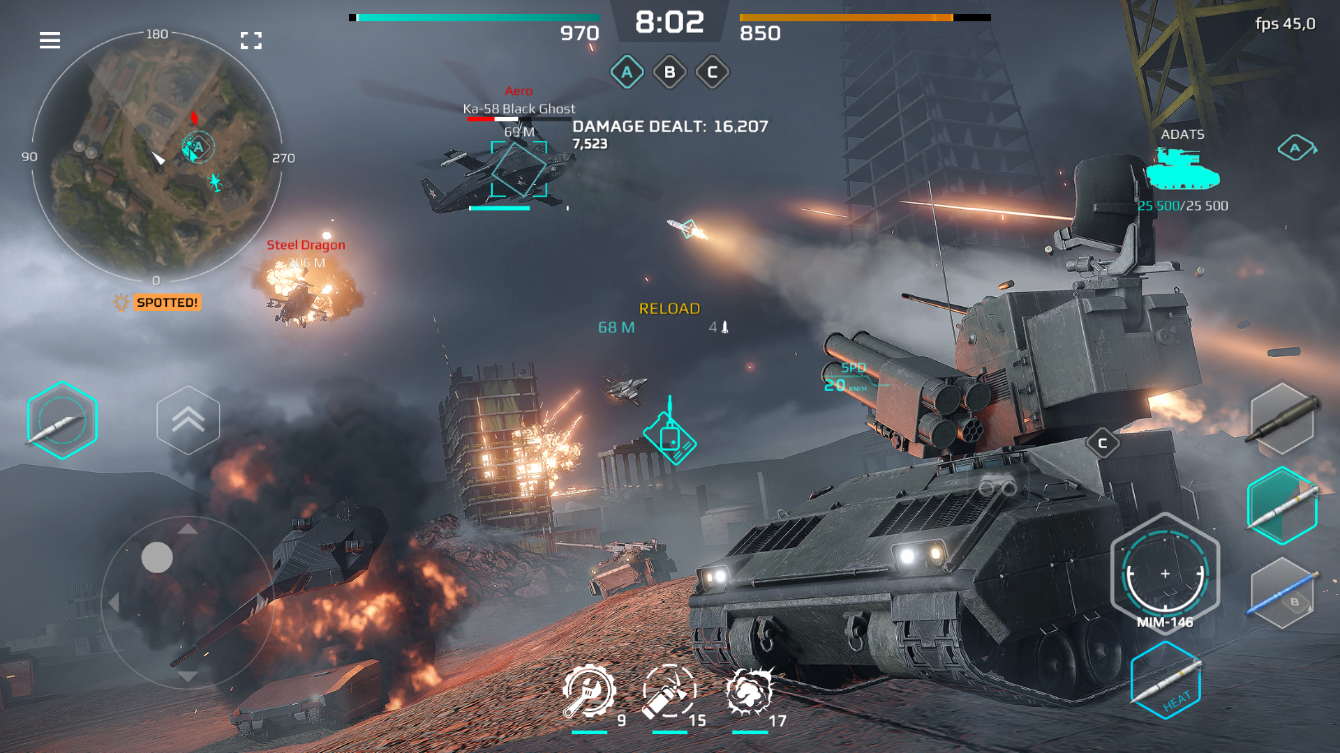 اسکرین شات 2 بازی MWT: Tank Battles