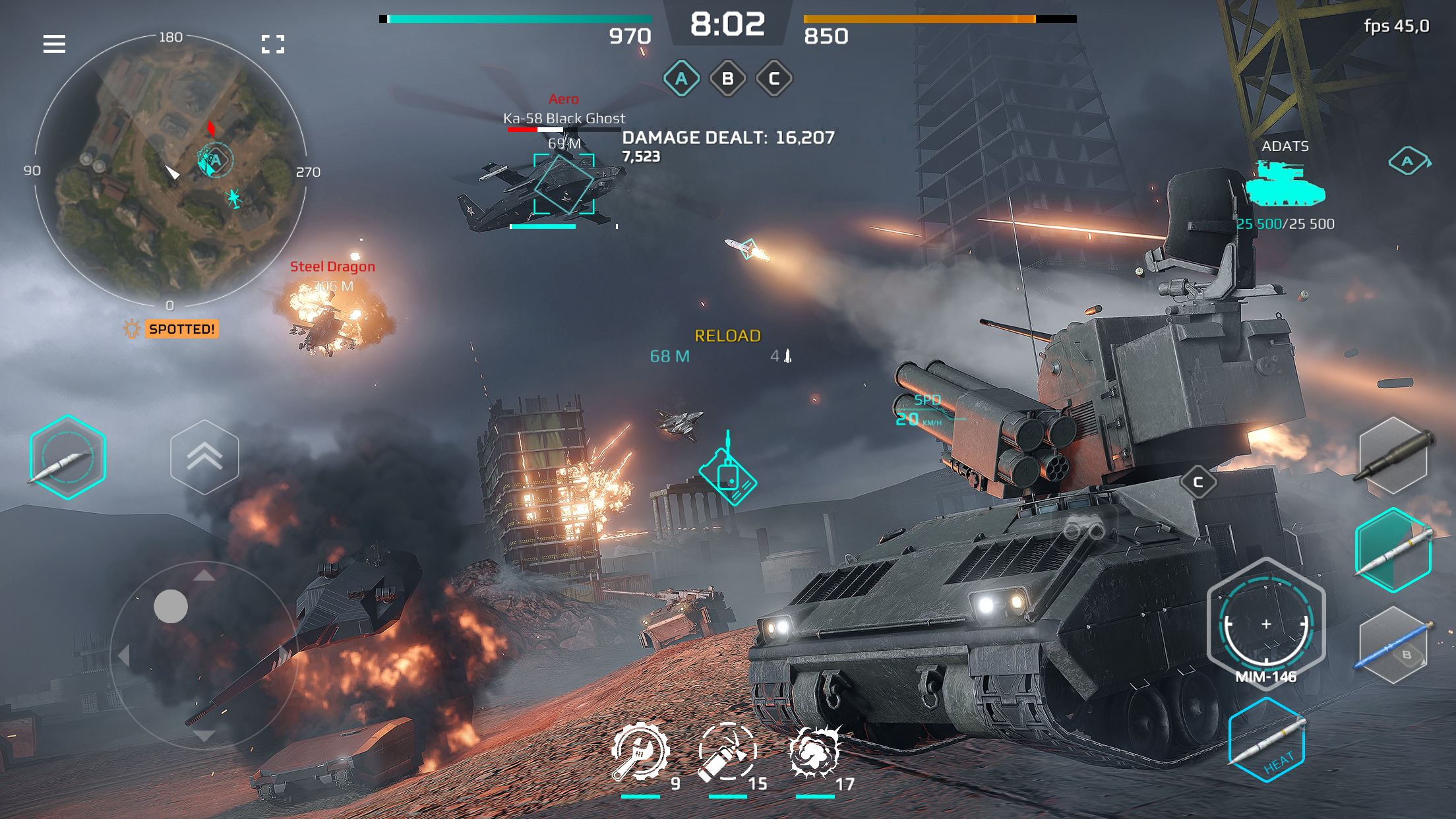 اسکرین شات 3 بازی MWT: Tank Battles. Modern War
