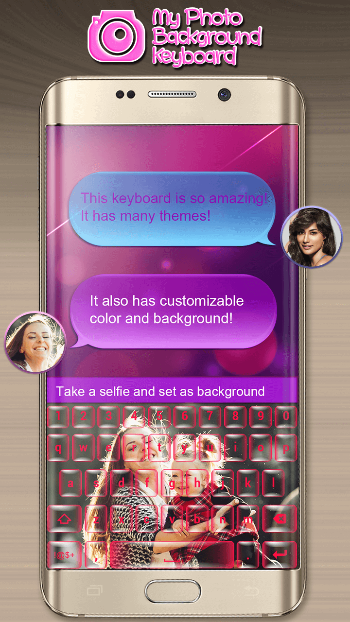 اسکرین شات 4 برنامه My Photo Background Keyboard