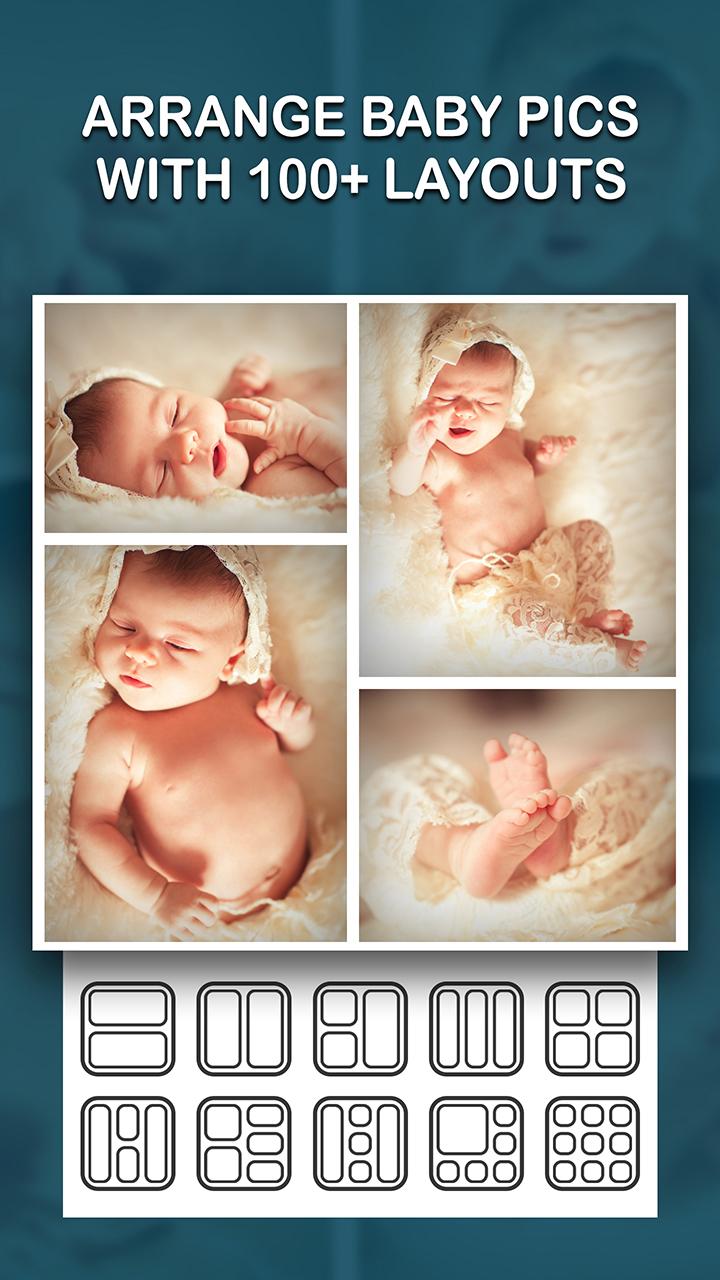 اسکرین شات 1 برنامه Baby Photo Collage