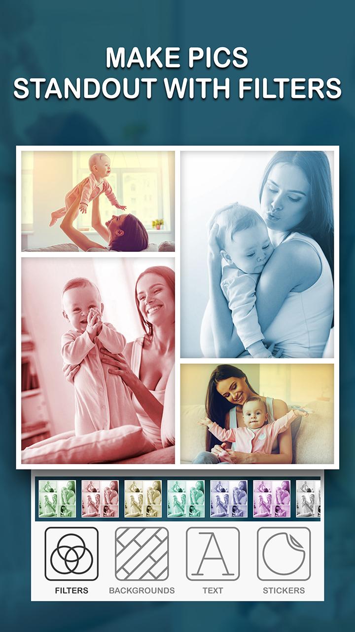 اسکرین شات 3 برنامه Baby Photo Collage