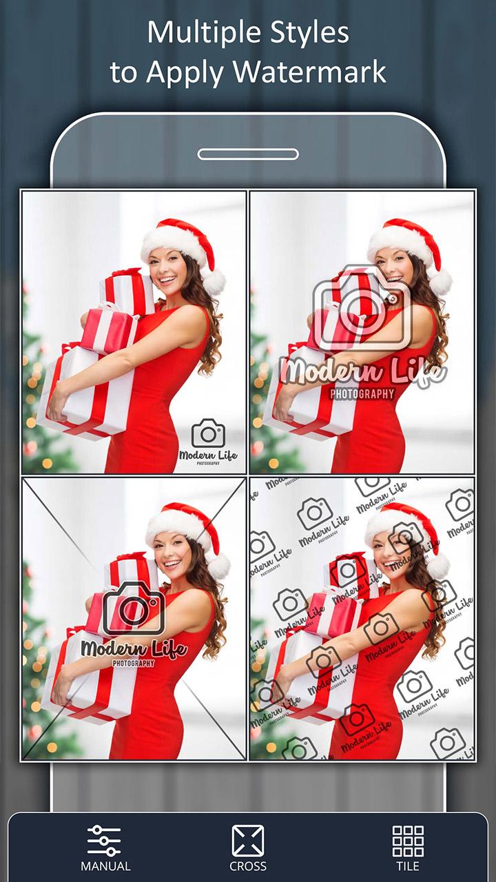 اسکرین شات 2 برنامه Add Watermark on Photos