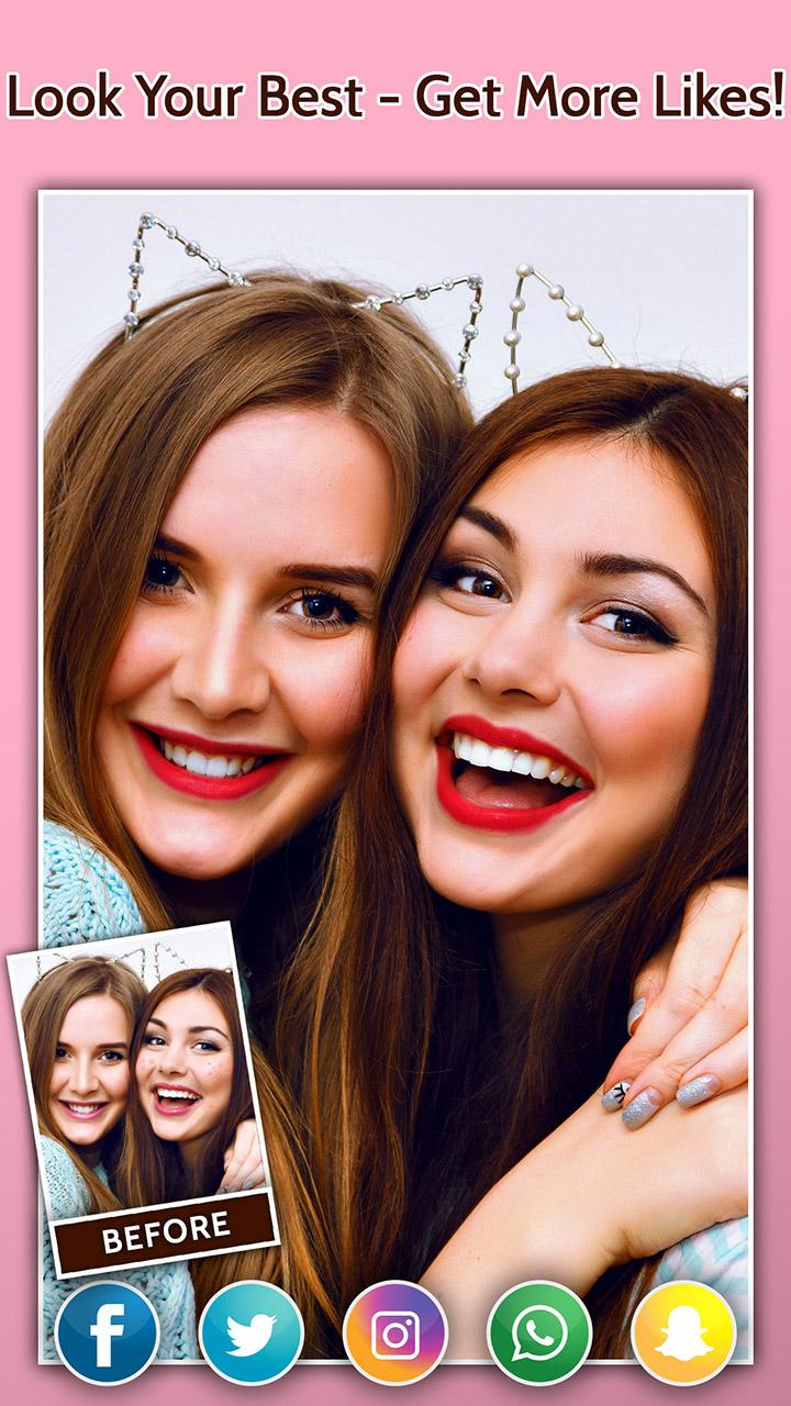 اسکرین شات 6 برنامه Face Blemish Remover - Smooth