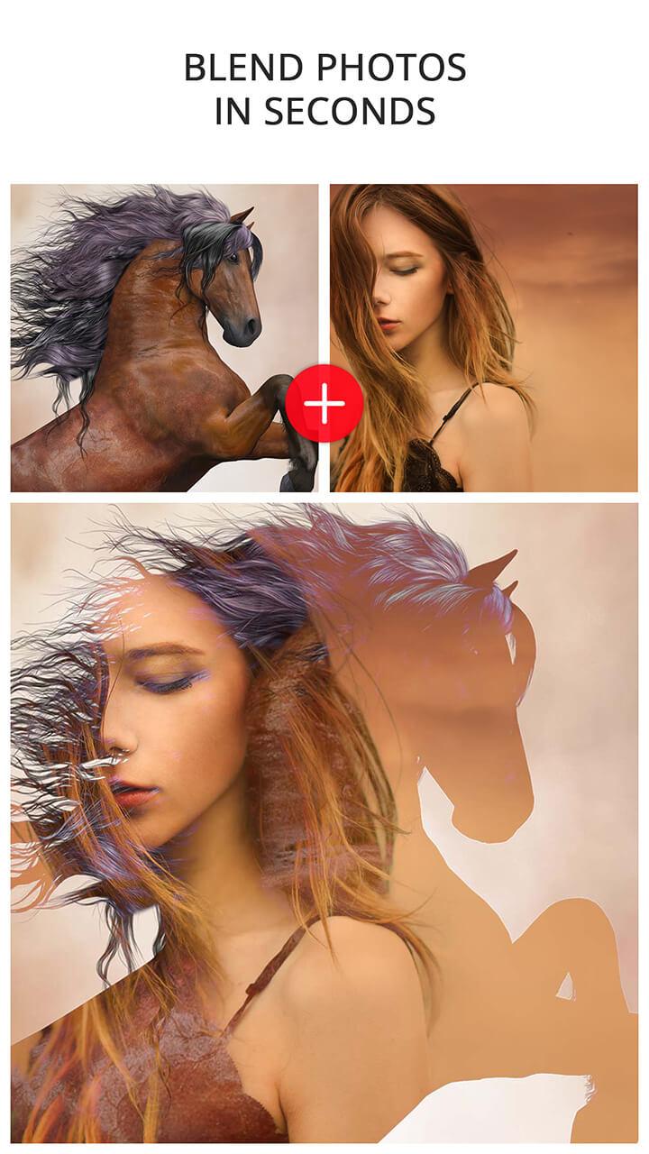 اسکرین شات 1 برنامه Photo Blend - Double Exposure