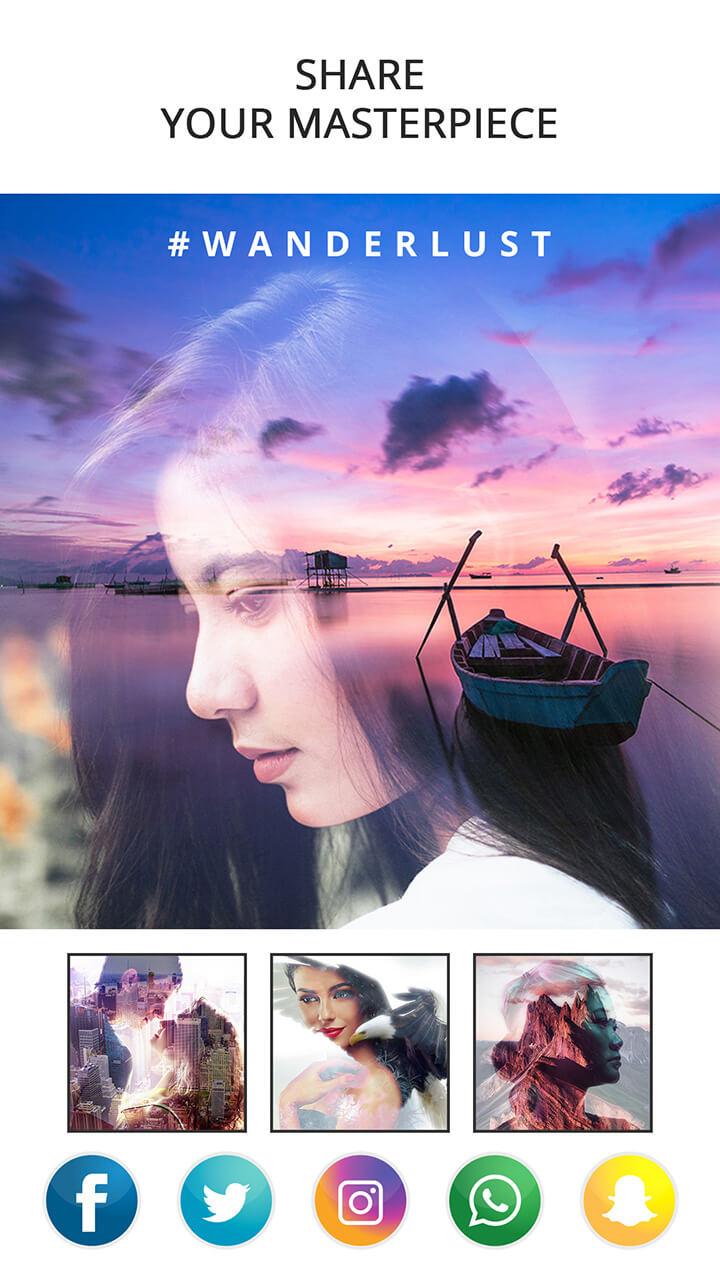 اسکرین شات 5 برنامه Photo Blend - Double Exposure