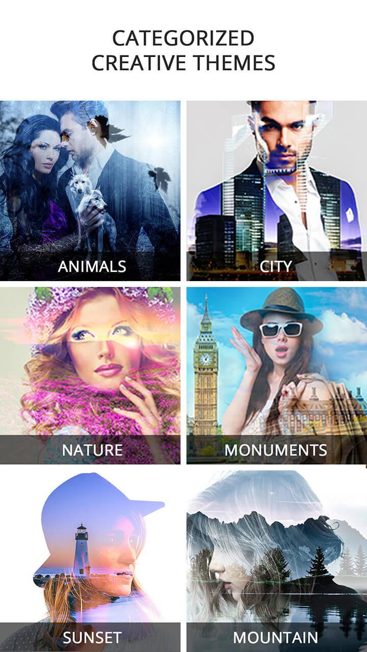 اسکرین شات 2 برنامه Photo Blend - Double Exposure