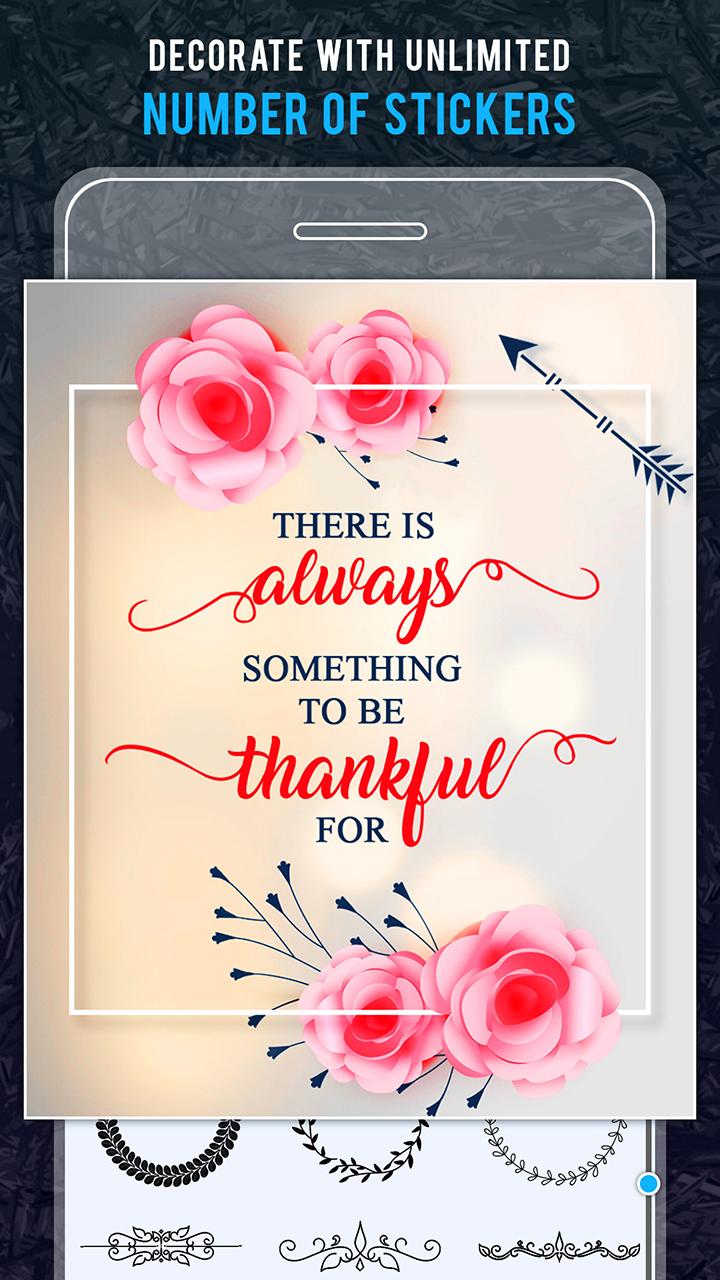 اسکرین شات 4 برنامه Stylish Quotes: Picture Status