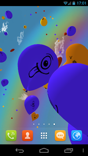 اسکرین شات 3 برنامه Balloons 3D live wallpaper