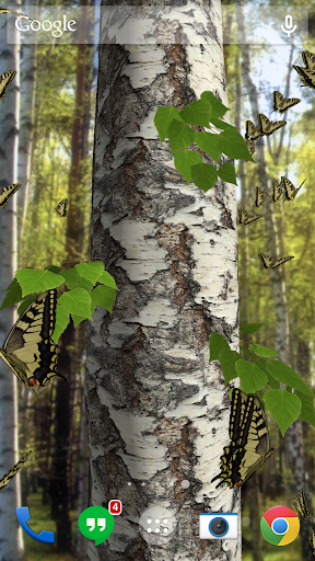 اسکرین شات 8 برنامه Butterflies 3D live wallpaper