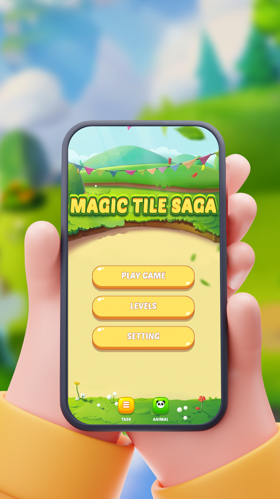 اسکرین شات 1 بازی Magic Tile Saga