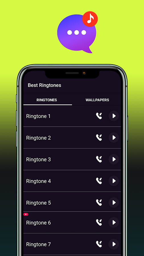 اسکرین شات 3 برنامه SMS Ringtones 2024