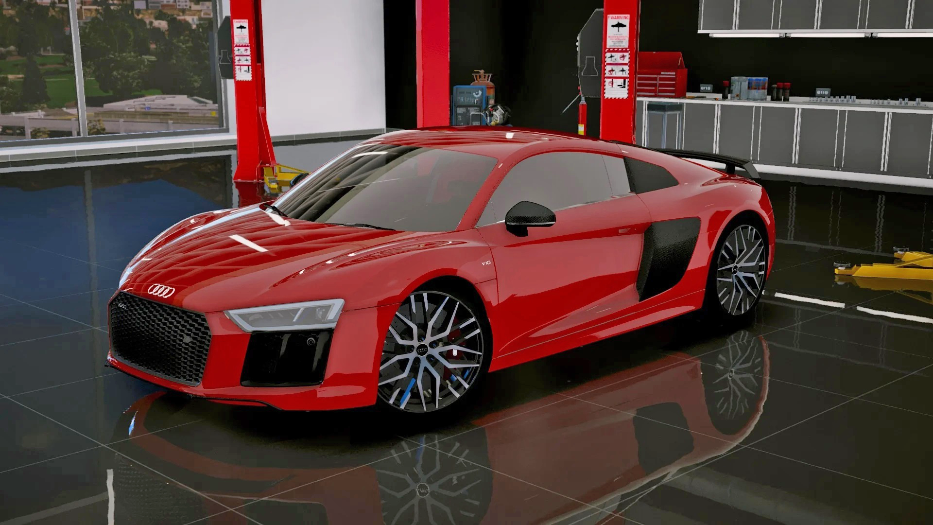 اسکرین شات 2 بازی Audi R8 City Driving Simulator
