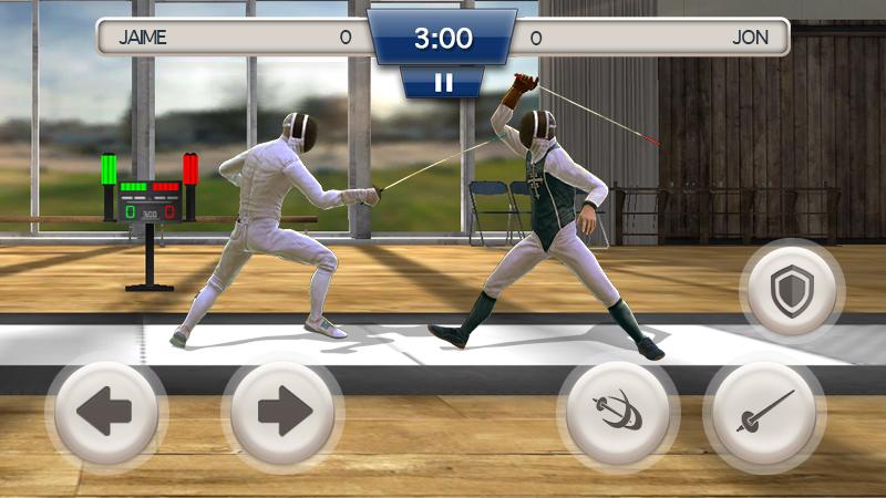 اسکرین شات 3 بازی Fencing Swordplay 3D