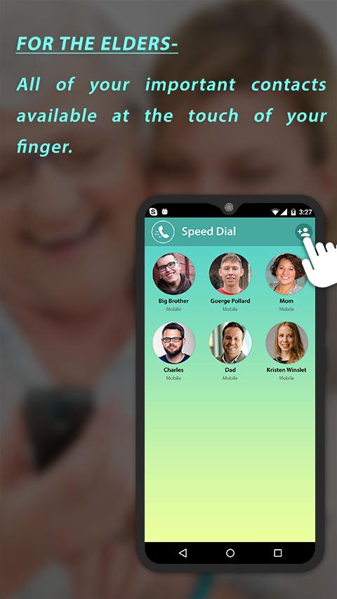 اسکرین شات 6 برنامه Speed Dial Widget - Quick and