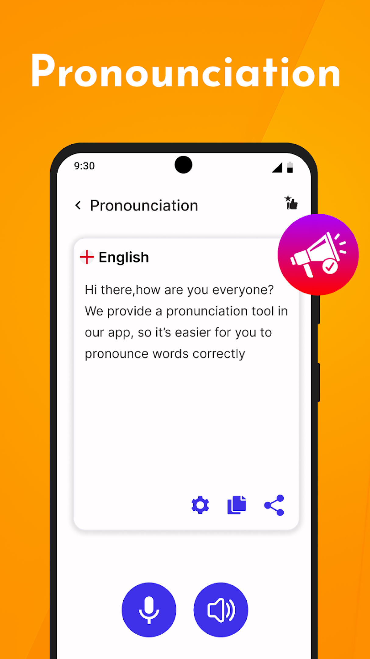 اسکرین شات 1 برنامه Spell and Pronounce It Right