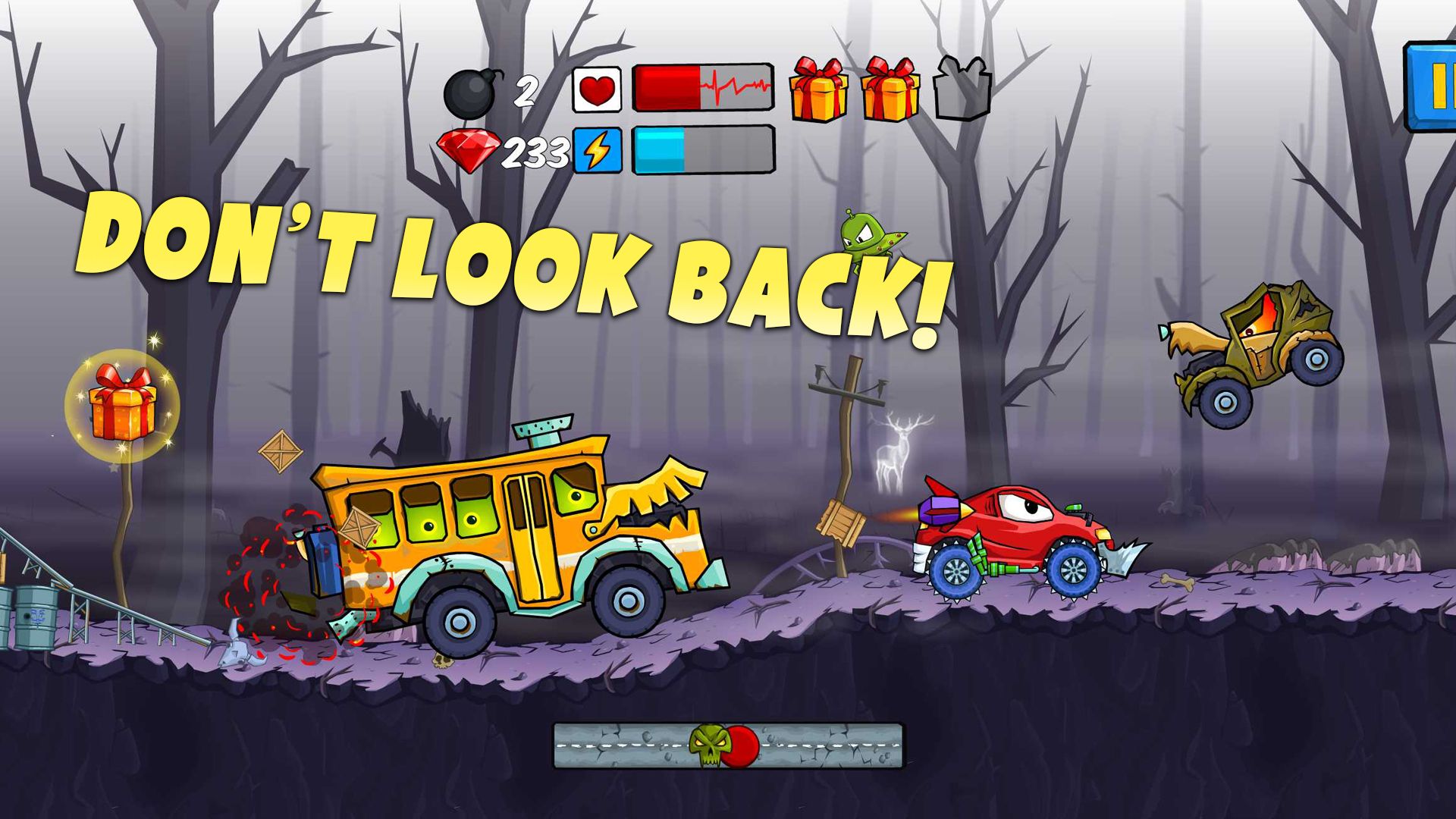 اسکرین شات 2 بازی Car Eats Car - Apocalypse Race