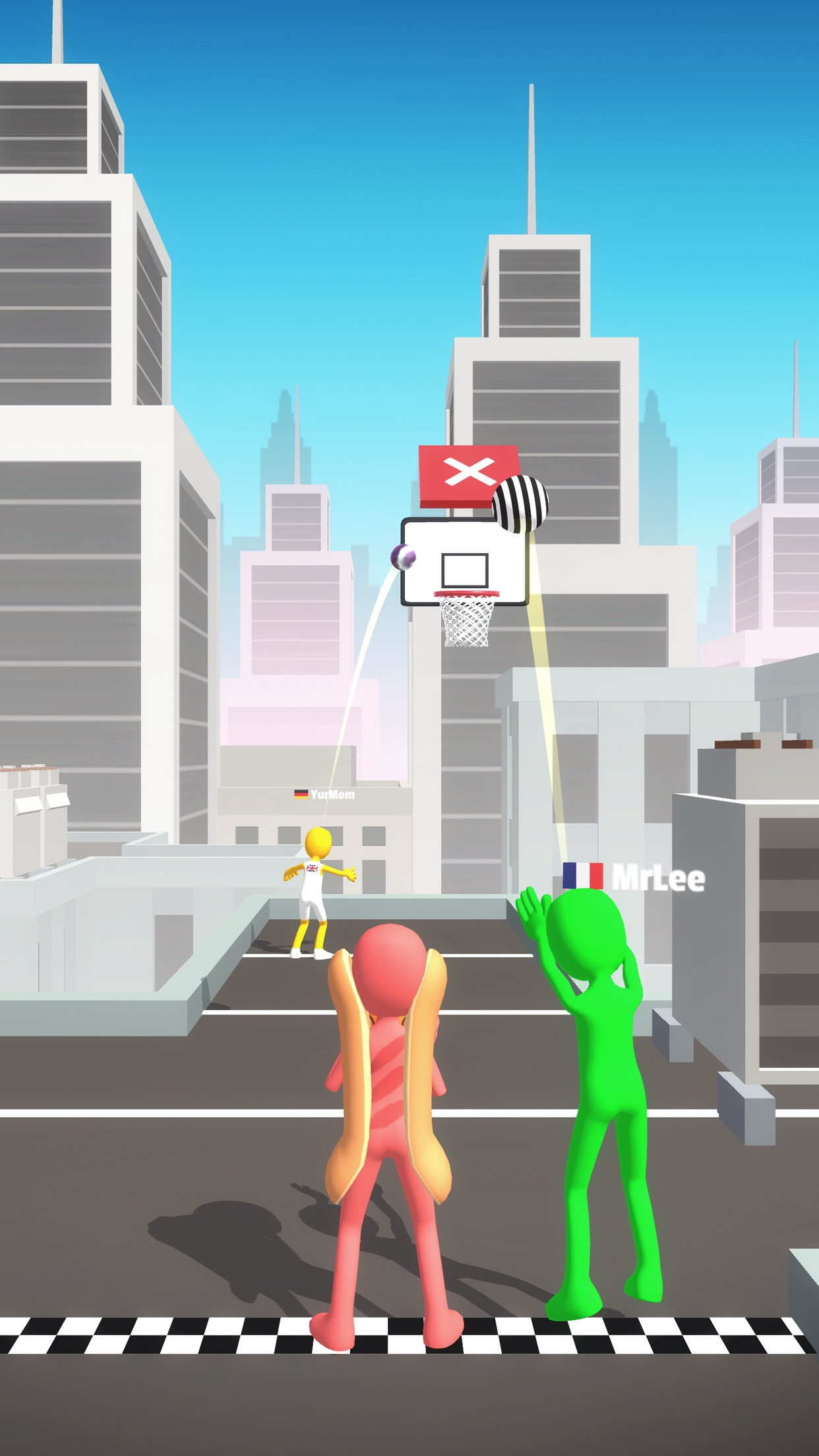 اسکرین شات 8 بازی Five Hoops - Basketball Game