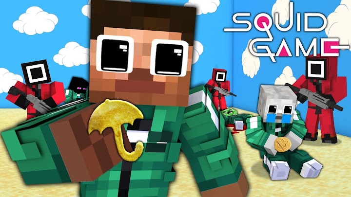 اسکرین شات 2 برنامه Mod Squid Game For Minecraft PE - Squid Skins