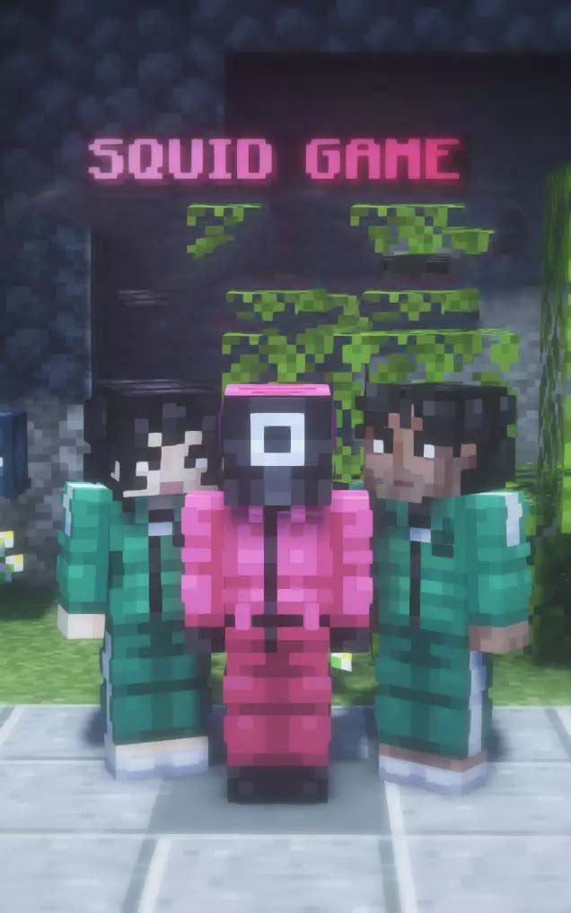 اسکرین شات 1 برنامه Mod Squid Game For Minecraft PE - Squid Skins