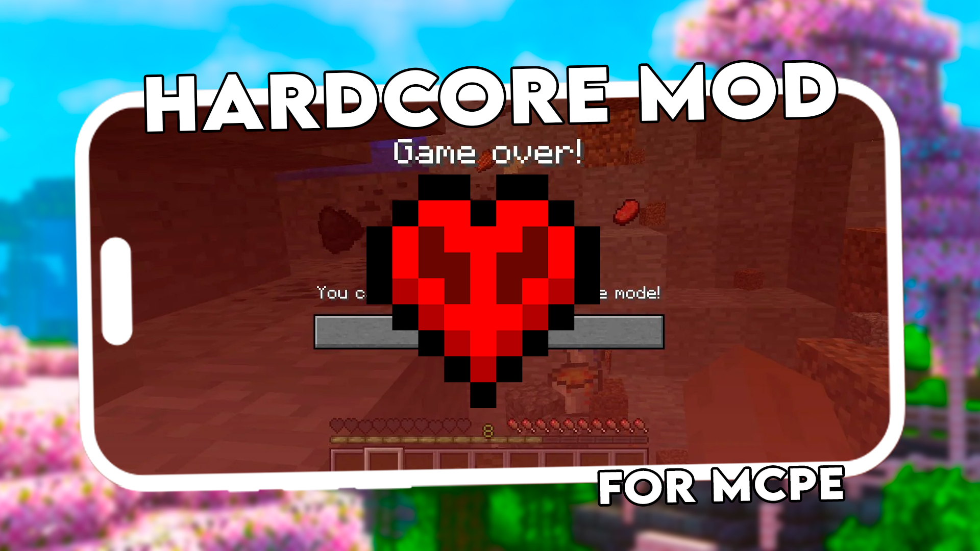 اسکرین شات 7 برنامه Hardcore Mod for Minecraft PE
