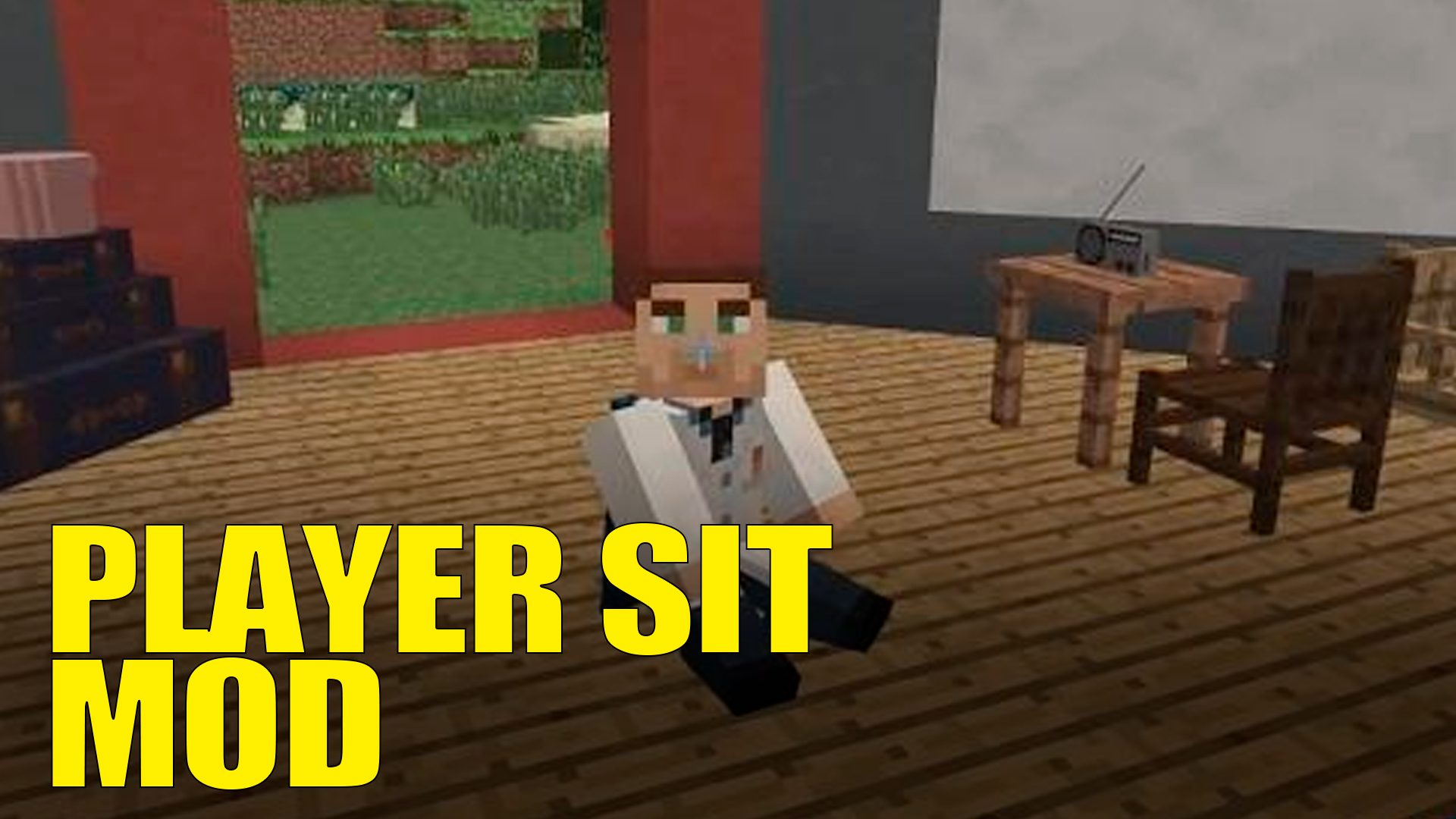 اسکرین شات 4 برنامه Sit Player Mod for Minecraft