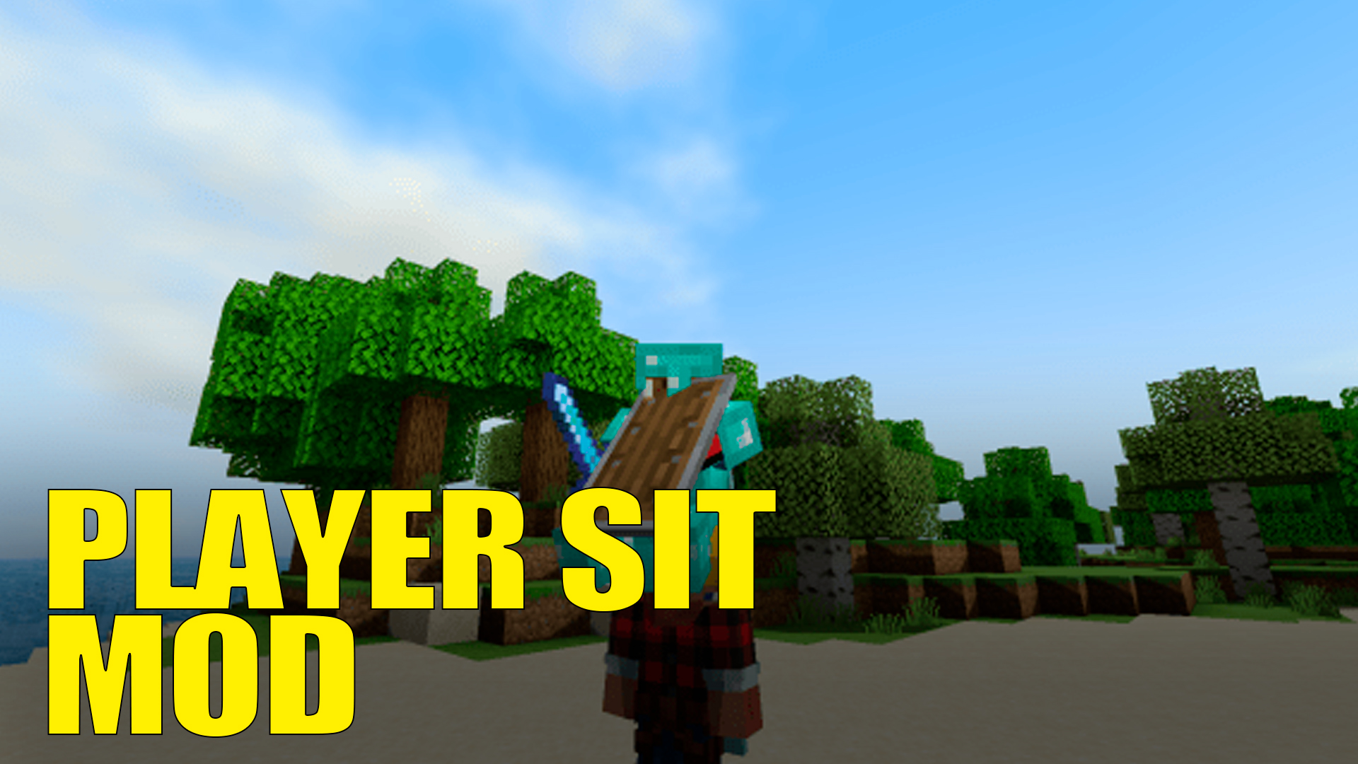 اسکرین شات 2 برنامه Sit Player Mod for Minecraft