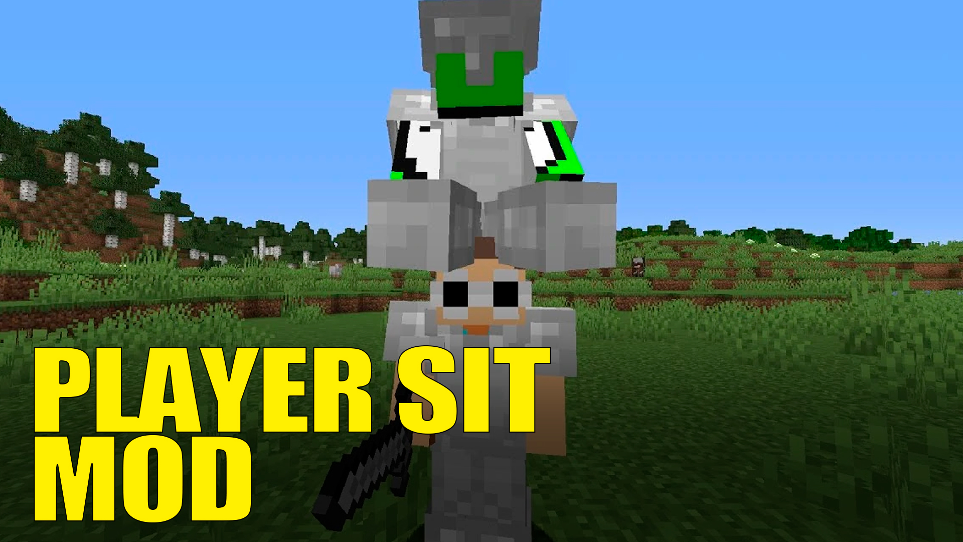 اسکرین شات 1 برنامه Sit Player Mod for Minecraft