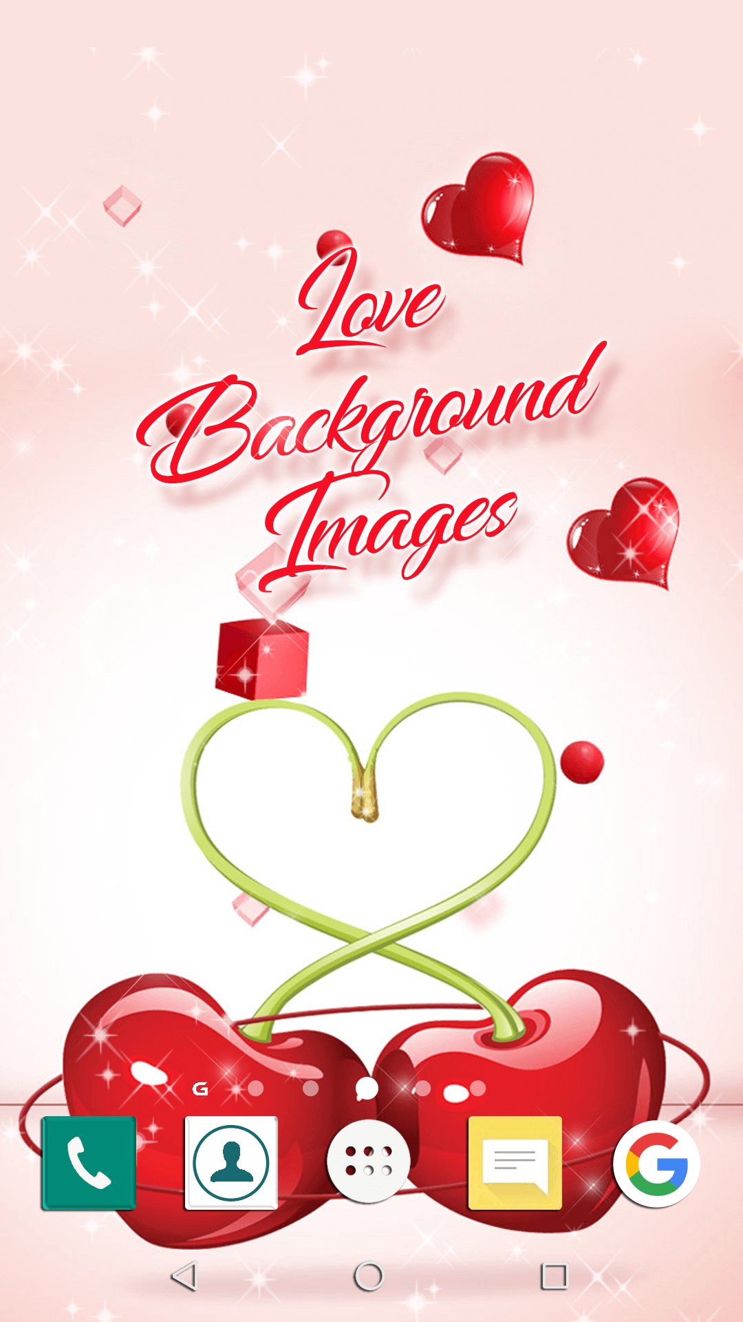 اسکرین شات 3 برنامه Valentine Live Wallpaper