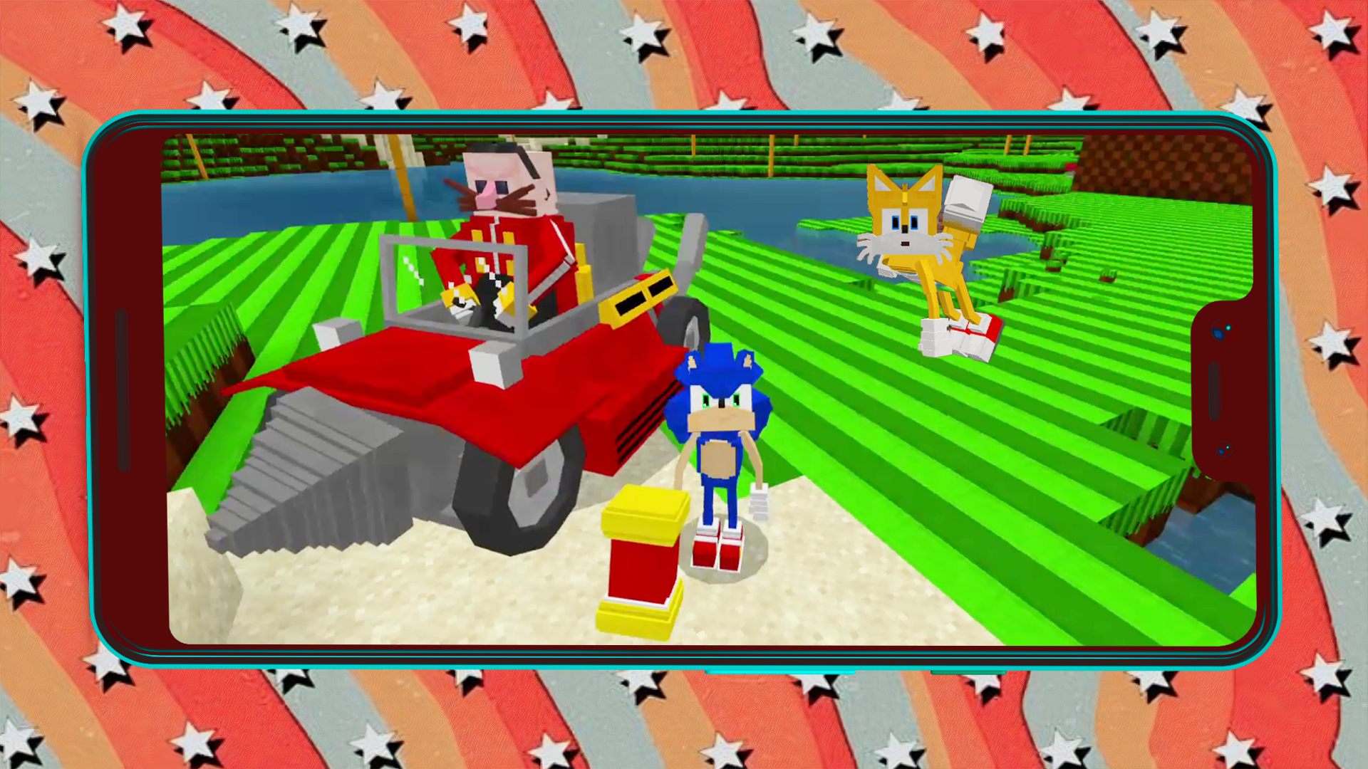 اسکرین شات 1 بازی Sonic Games Minecraft Mod