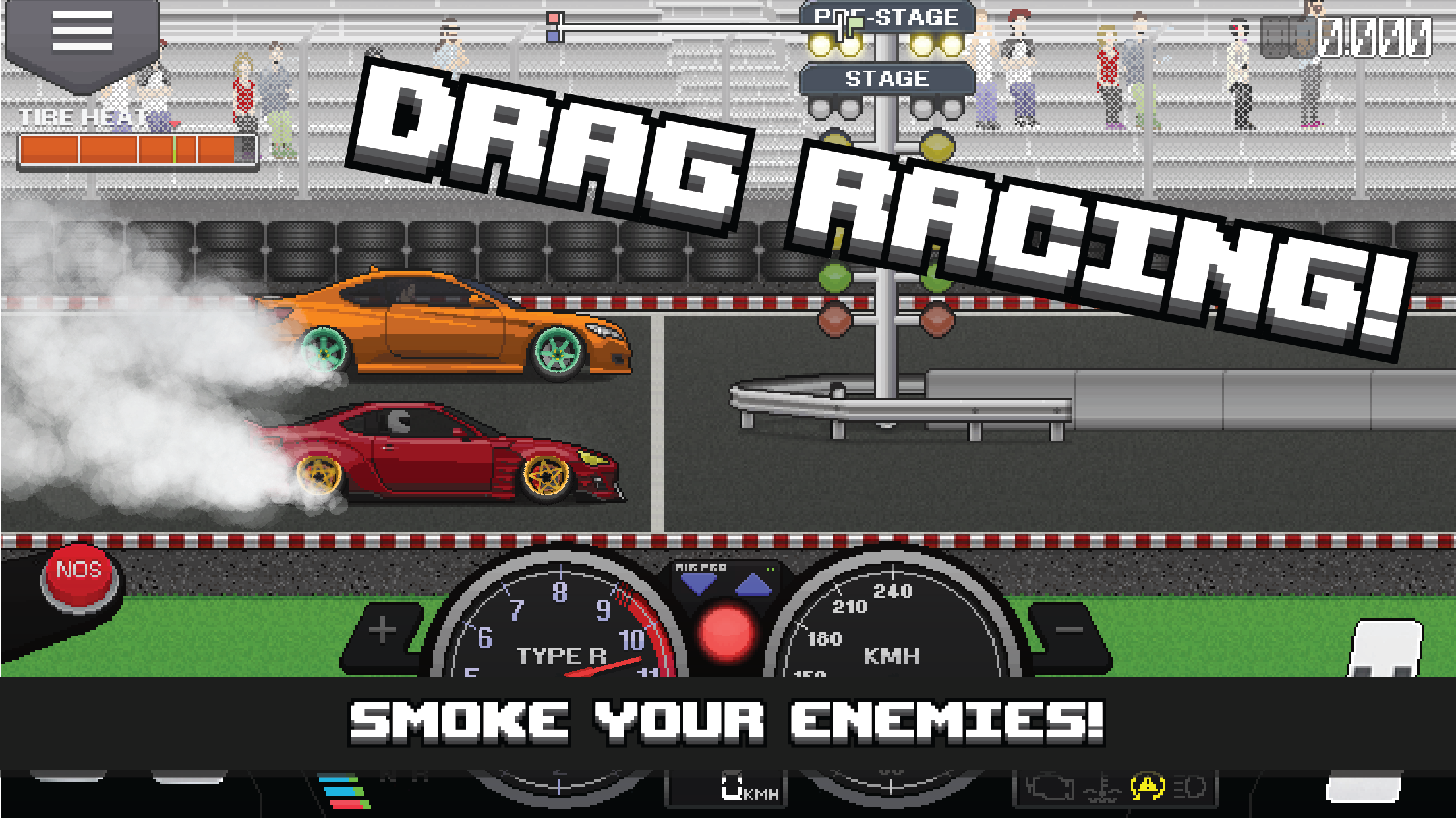 اسکرین شات 1 بازی Pixel Car Racer