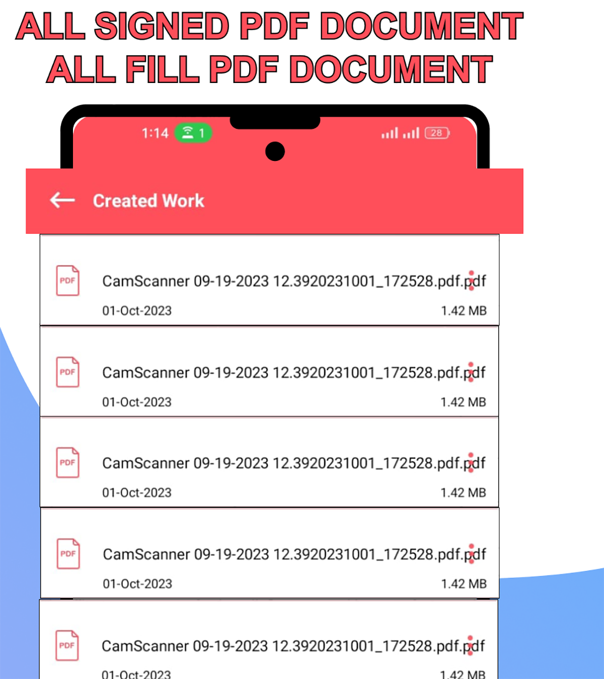 اسکرین شات 6 برنامه Fill Pdf Form - Sign PDF Doc