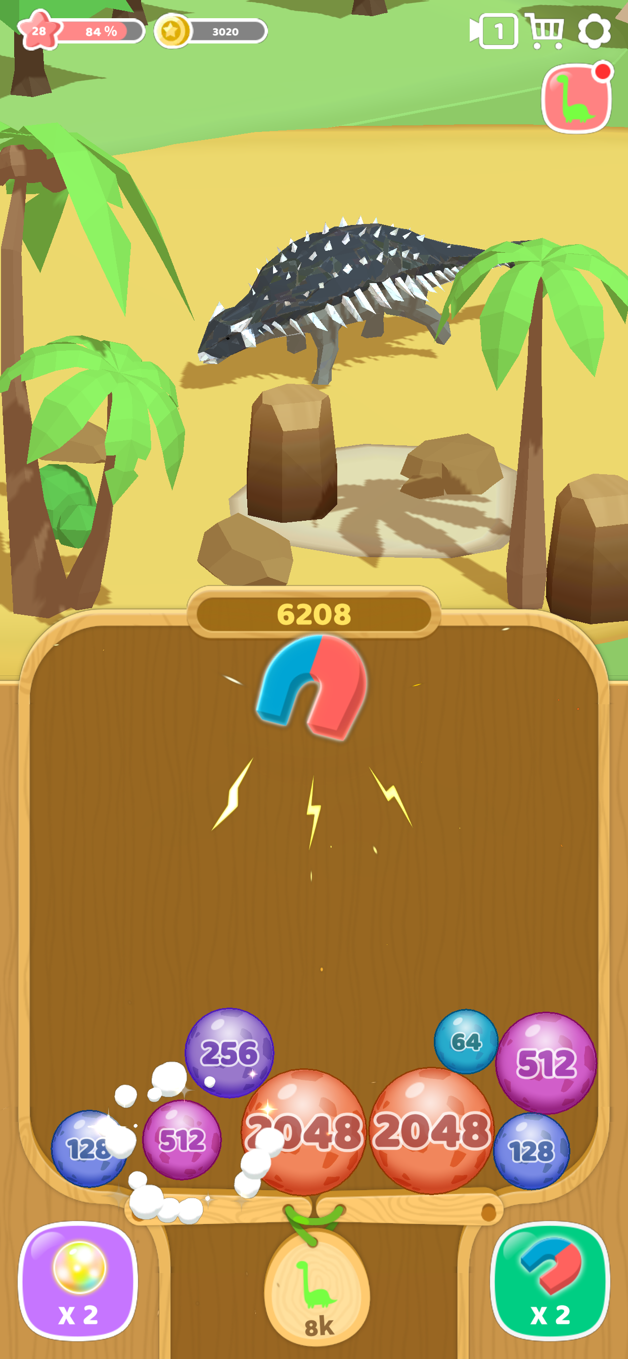 اسکرین شات 3 بازی Merge Dino: Jurassic World