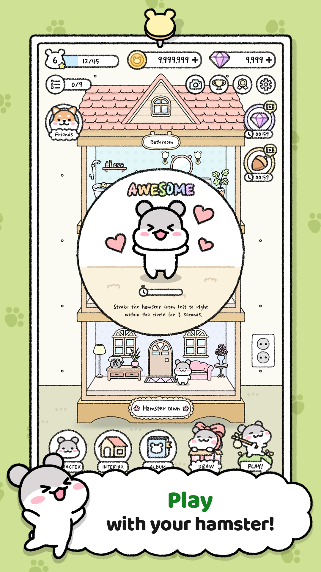 اسکرین شات 3 بازی Hamster Town