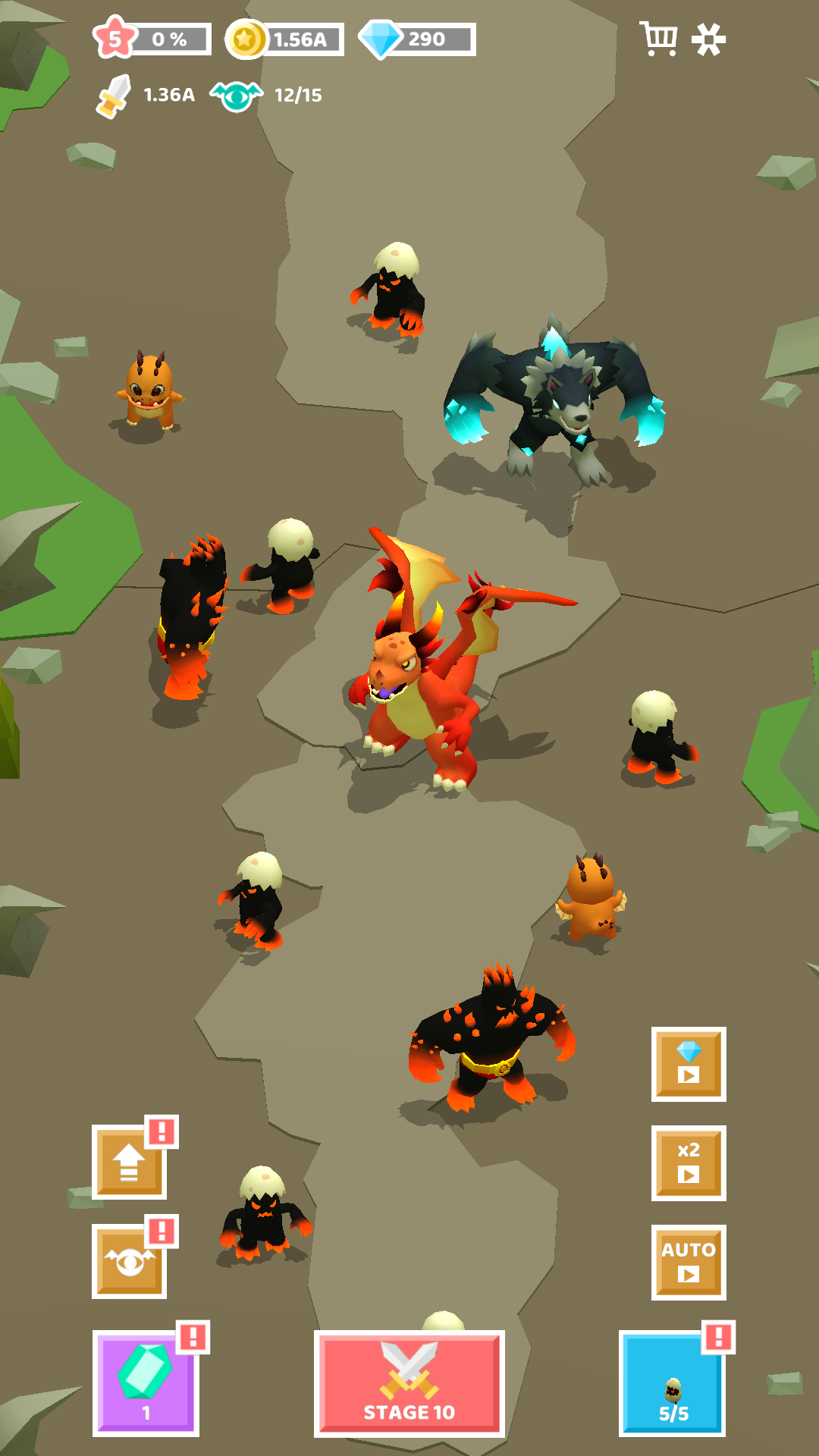 اسکرین شات 5 بازی Merge Monster Evolution