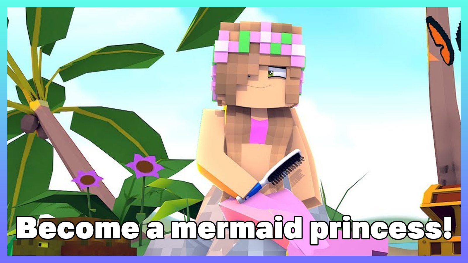 اسکرین شات 2 برنامه Mermaid Mod for Minecraft PE
