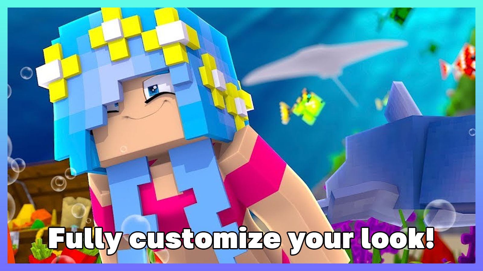 اسکرین شات 5 برنامه Mermaid Mod for Minecraft PE