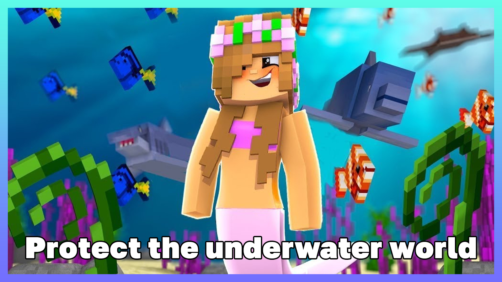 اسکرین شات 3 برنامه Mermaid Mod for Minecraft PE